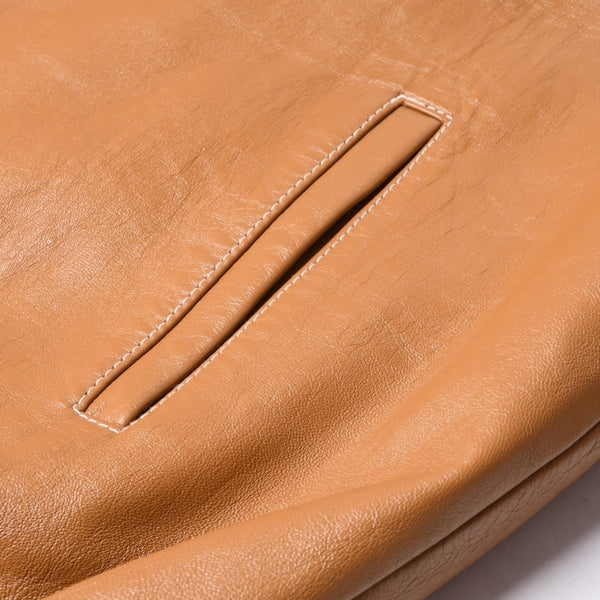 RocaweaR ロカウェア レザージャケット Over size leather blouson Brown ブラウン XLサイズ 美品 中古 4a00369