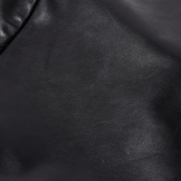 CHROME HEARTS 3B Leather Tailored Jacket Size M Single Cross Ball Button Black Good Condition Used 4a001537
