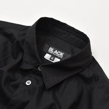 画像をギャラリービューアに読み込む, 極美品 BLACK COMME des GARCONS ブラックコムデギャルソン ブラック黒 長袖シャツ ベルト Sサイズ 1P-B003 美品 4a001380