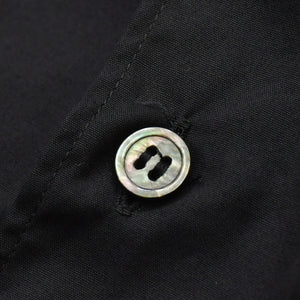 極美品 BLACK COMME des GARCONS ブラックコムデギャルソン ブラック黒 長袖シャツ ベルト Sサイズ 1P-B003 美品 4a001380
