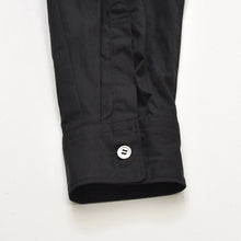 画像をギャラリービューアに読み込む, 極美品 BLACK COMME des GARCONS ブラックコムデギャルソン ブラック黒 長袖シャツ ベルト Sサイズ 1P-B003 美品 4a001380