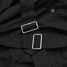 画像をギャラリービューアに読み込む, 極美品 BLACK COMME des GARCONS ブラックコムデギャルソン ブラック黒 長袖シャツ ベルト Sサイズ 1P-B003 美品 4a001380