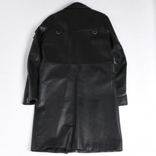 画像をギャラリービューアに読み込む, 極美品 RAF SIMONS ラフシモンズ 98-99AW レザーライダースコート 超希少品 ブラック サイズ50 中古 4a001383