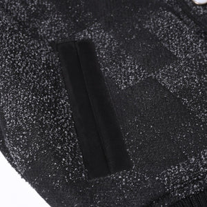 新品同様品 LOUIS VUITTON ルイヴィトン ミックスレザー バーシティブルゾン ジャケット サイズ46 1AHBUU コットン ゴートスキン 中古 4a002119