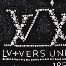 画像をギャラリービューアに読み込む, 新品同様品 LOUIS VUITTON ルイヴィトン ミックスレザー バーシティブルゾン ジャケット サイズ46 1AHBUU コットン ゴートスキン 中古 4a002119