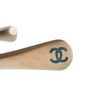 画像をギャラリービューアに読み込む, 極美品 CHANEL シャネル リムレス サングラス ココマーク グレー チタン製 ケース付き キャッツアイ型レンズ 美品 中古 4a001385