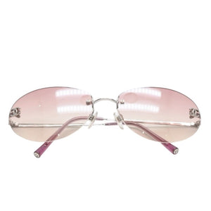 Very good condition CHANEL rimless sunglasses eyewear 4013 c.124/58 size 59□16 130 here mark pink gradation used 4a001368