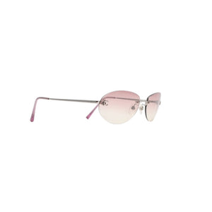 Very good condition CHANEL rimless sunglasses eyewear 4013 c.124/58 size 59□16 130 here mark pink gradation used 4a001368