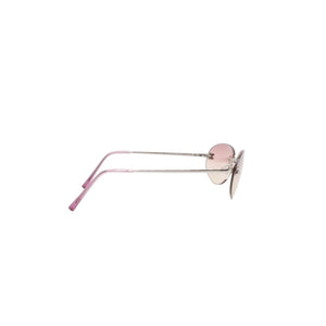 Very good condition CHANEL rimless sunglasses eyewear 4013 c.124/58 size 59□16 130 here mark pink gradation used 4a001368