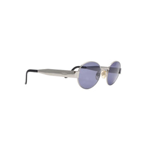 CHANEL Metal Frame Sunglasses Silver Frame Blue Gray Lens 45002 Good Condition Used 4a001386