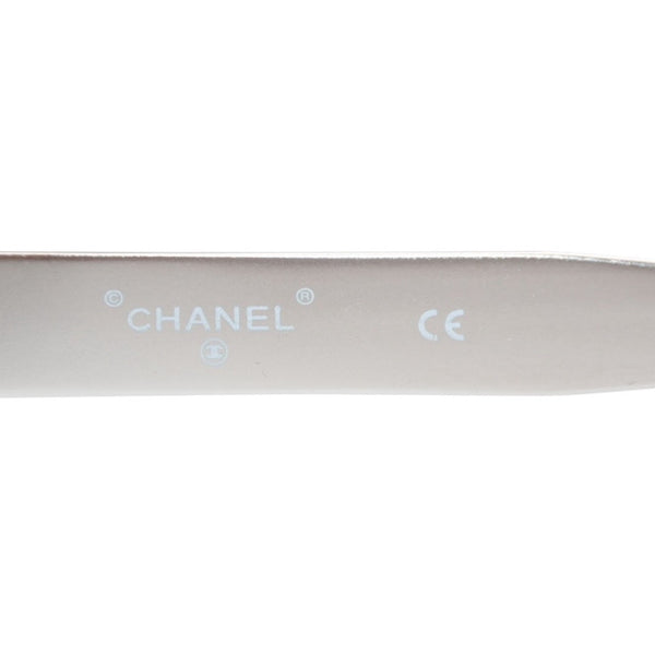 CHANEL Metal Frame Sunglasses Silver Frame Blue Gray Lens 45002 Good Condition Used 4a001386