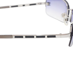 CHANEL シャネル Sunglasses サングラス リムレス サングラス 4113 65◻︎15 120 パープル クリア 美品 中古 4a001389