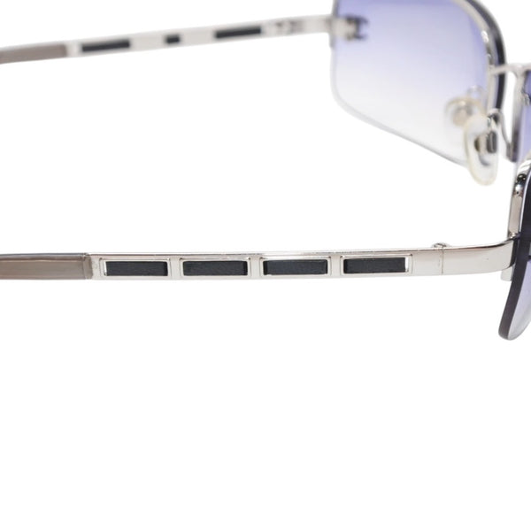 CHANEL シャネル Sunglasses サングラス リムレス サングラス 4113 65◻︎15 120 パープル クリア 美品 中古 4a001389