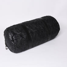 画像をギャラリービューアに読み込む, 極美品 CHROME HEARTS クロムハーツ DUFFLE SML ボストンバッグ スモール セメタリークロス ブラックパッチ クロスボールチェーン 中古 4a001394