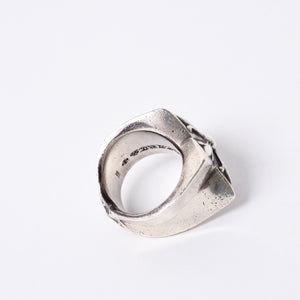 CHROME HEARTS STR LRG Large Sterling Ring Weight Approx. 60.0g Size 24 2011/.925 Stamp Good Condition Used 4a001403