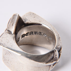 CHROME HEARTS STR LRG Large Sterling Ring Weight Approx. 60.0g Size 24 2011/.925 Stamp Good Condition Used 4a001403