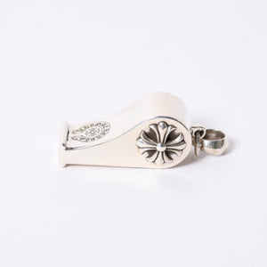 極美品 CHROME HEARTS クロムハーツ WHISTLE PENDANT ホイッスル ペンダント チャーム 重量約60.0g CHプラス シルバー925 中古 4a001402