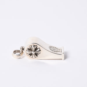 極美品 CHROME HEARTS クロムハーツ WHISTLE PENDANT ホイッスル ペンダント チャーム 重量約60.0g CHプラス シルバー925 中古 4a001402