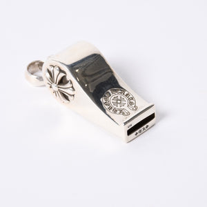 極美品 CHROME HEARTS クロムハーツ WHISTLE PENDANT ホイッスル ペンダント チャーム 重量約60.0g CHプラス シルバー925 中古 4a001402
