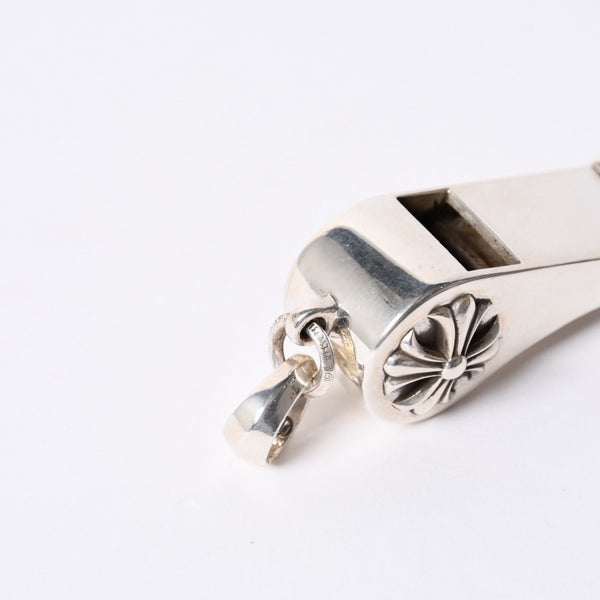 極美品 CHROME HEARTS クロムハーツ WHISTLE PENDANT ホイッスル ペンダント チャーム 重量約60.0g CHプラス シルバー925 中古 4a001402