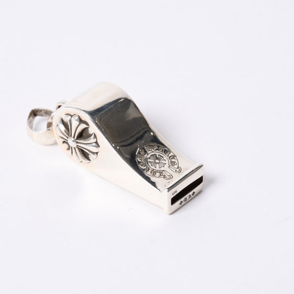 極美品 CHROME HEARTS クロムハーツ WHISTLE PENDANT ホイッスル ペンダント チャーム 重量約60.0g CHプラス シルバー925 中古 4a001402
