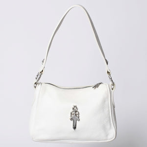 CHROME HEARTS クロムハーツ CHICKEN NUGGET BAG チキンナゲット ワンショルダーバッグ ダガー装飾 CHプラス レザー 美品 中古 4a001407