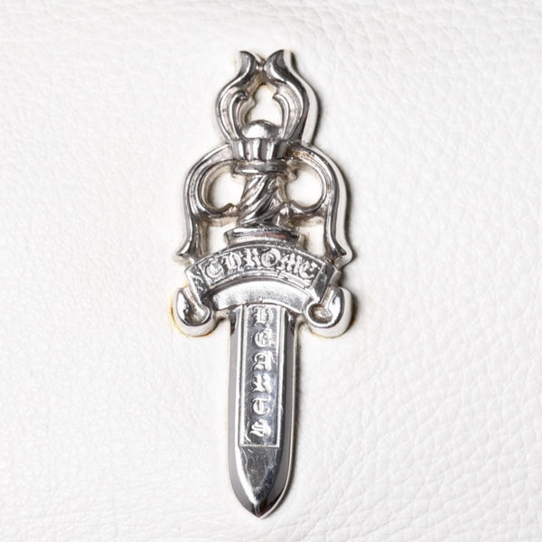 CHROME HEARTS クロムハーツ CHICKEN NUGGET BAG チキンナゲット ワンショルダーバッグ ダガー装飾 CHプラス レザー 美品 中古 4a001407