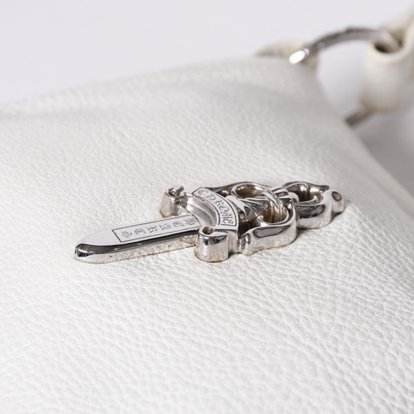 CHROME HEARTS クロムハーツ CHICKEN NUGGET BAG チキンナゲット ワンショルダーバッグ ダガー装飾 CHプラス レザー 美品 中古 4a001407