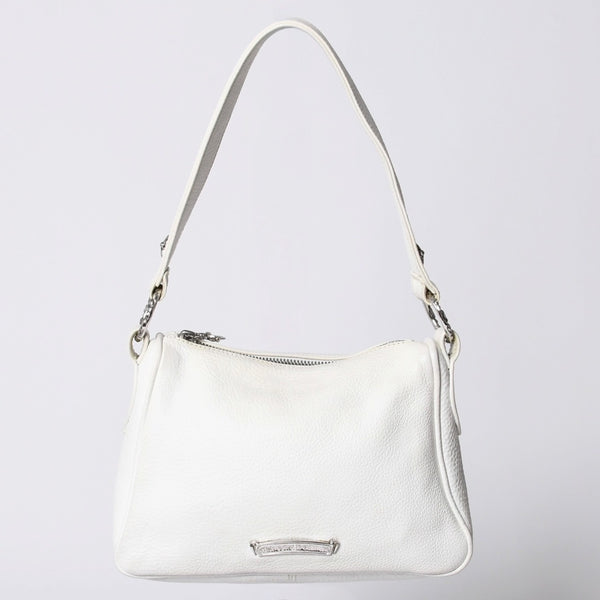 CHROME HEARTS クロムハーツ CHICKEN NUGGET BAG チキンナゲット ワンショルダーバッグ ダガー装飾 CHプラス レザー 美品 中古 4a001407