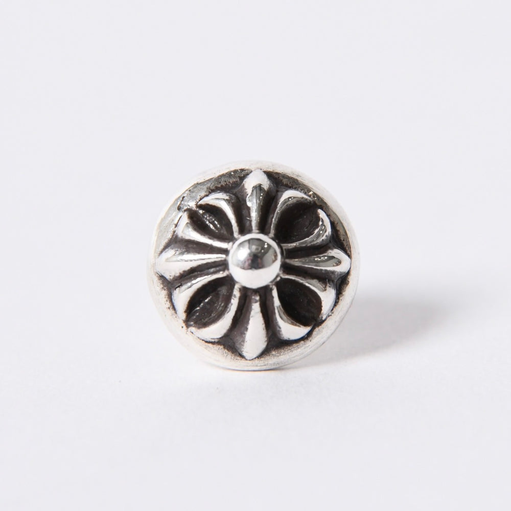 CHROME HEARTS クロムハーツ クロスボールスタッド ピアス シルバー シルバー925 アクセサリー 1.7g 小物 美品 中古 4a001482