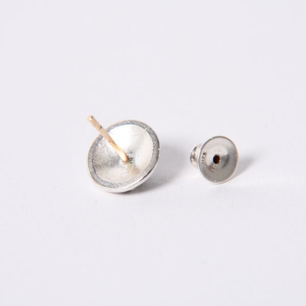 CHROME HEARTS Cross Ball Stud Earrings Silver Silver 925 Accessory 1.7g Accessory Good Condition Used 4a001482