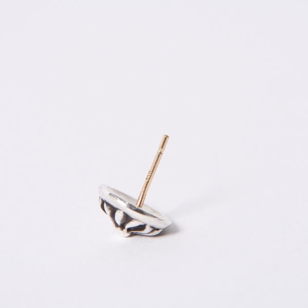 CHROME HEARTS Cross Ball Stud Earrings Silver Silver 925 Accessory 1.7g Accessory Good Condition Used 4a001482