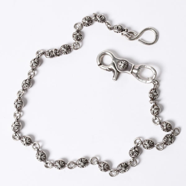 CHROME HEARTS 2BALL LONG-S Cross Ball Wallet Chain #2 1 Clip Long Weight Approx. 181.6g 22 Balls Good Condition Used 4a001485