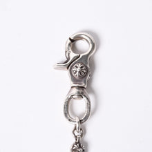 画像をギャラリービューアに読み込む, CHROME HEARTS クロムハーツ 2BALL LONG-S クロスボール ウォレットチェーン #2 1クリップ ロング 重量約181.6g 22ボール 美品 中古 4a001485