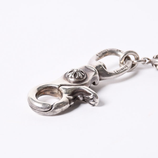 CHROME HEARTS 2BALL LONG-S Cross Ball Wallet Chain #2 1 Clip Long Weight Approx. 181.6g 22 Balls Good Condition Used 4a001485