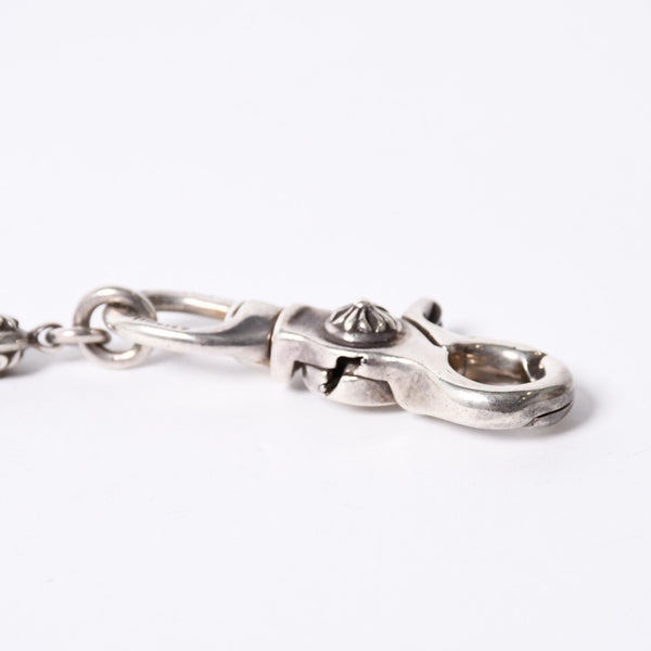 CHROME HEARTS 2BALL LONG-S Cross Ball Wallet Chain #2 1 Clip Long Weight Approx. 181.6g 22 Balls Good Condition Used 4a001485