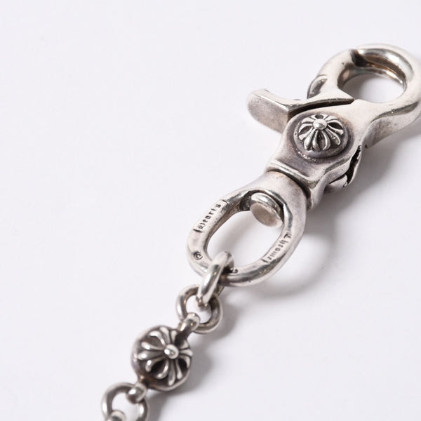 CHROME HEARTS 2BALL LONG-S Cross Ball Wallet Chain #2 1 Clip Long Weight Approx. 181.6g 22 Balls Good Condition Used 4a001485