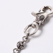 画像をギャラリービューアに読み込む, CHROME HEARTS クロムハーツ 2BALL LONG-S クロスボール ウォレットチェーン #2 1クリップ ロング 重量約181.6g 22ボール 美品 中古 4a001485