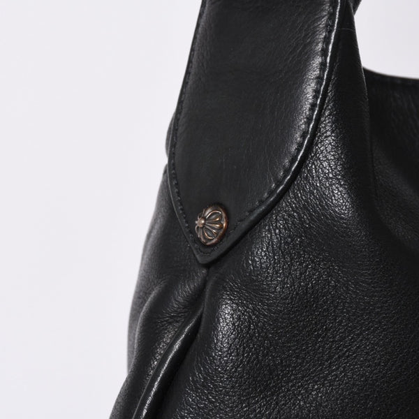 CHROME HEARTS クロムハーツ グーチバッグ フィリグリークロス スモール ワンショルダーバッグ シルバー 925 レザー 美品 中古 4a001373