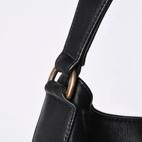 CHROME HEARTS クロムハーツ グーチバッグ フィリグリークロス スモール ワンショルダーバッグ シルバー 925 レザー 美品 中古 4a001373