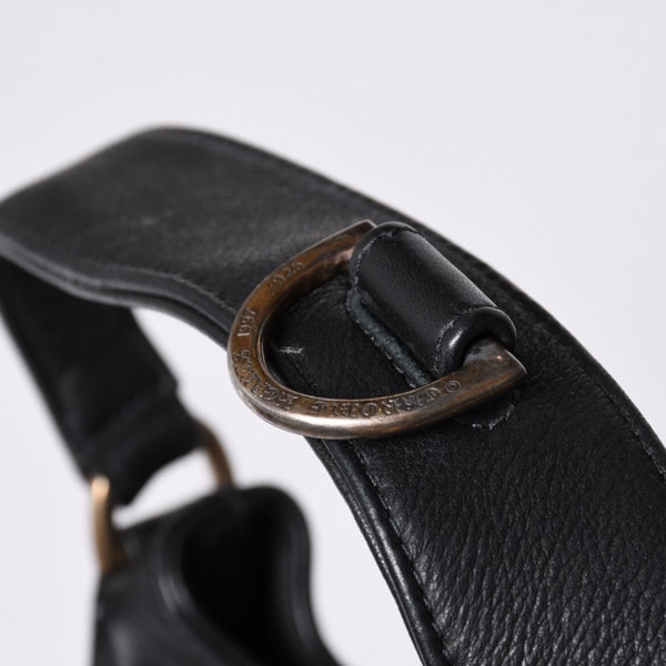 CHROME HEARTS クロムハーツ グーチバッグ フィリグリークロス スモール ワンショルダーバッグ シルバー 925 レザー 美品 中古 4a001373