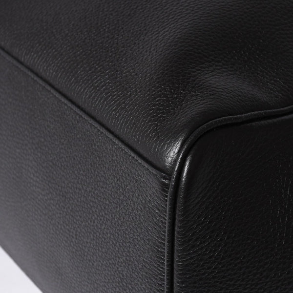 Like new CHANEL 26SS Large Shopping Bag Tote Bag AS6289 Random Number Coco Mark Calfskin Black Used 4a001414