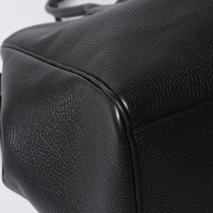 Like new CHANEL 26SS Large Shopping Bag Tote Bag AS6289 Random Number Coco Mark Calfskin Black Used 4a001414