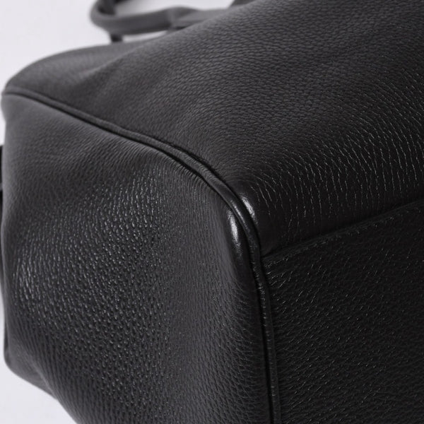 Like new CHANEL 26SS Large Shopping Bag Tote Bag AS6289 Random Number Coco Mark Calfskin Black Used 4a001414
