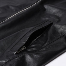 画像をギャラリービューアに読み込む, 極美品 PRADA プラダ レザージャケット コートリバーシブル APE1 2024 555 ラム革 ナイロン ブラック シルバー金具 サイズ48 中古 4a001046