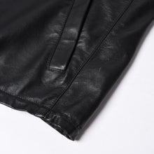 画像をギャラリービューアに読み込む, 極美品 PRADA プラダ レザージャケット コートリバーシブル APE1 2024 555 ラム革 ナイロン ブラック シルバー金具 サイズ48 中古 4a001046