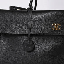 画像をギャラリービューアに読み込む, 新品同様 CHANEL シャネル 26SS ラージ ショッピングバッグ トートバッグ AS6289 ランダム番台 ココマーク カーフスキン ブラック 中古 4a001414