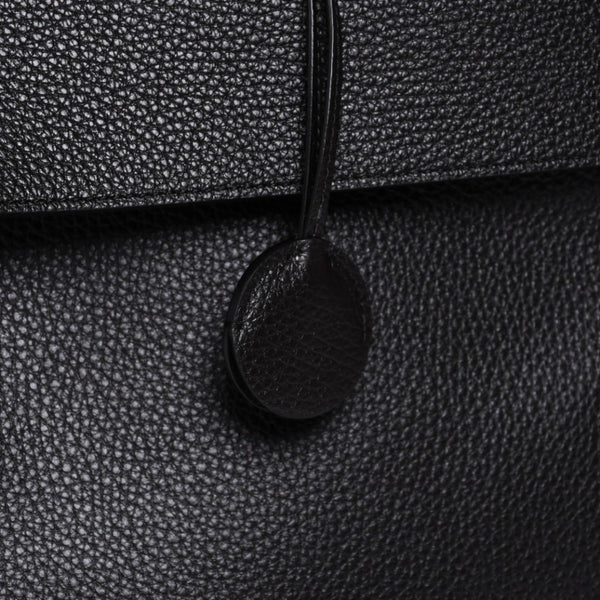 Like new CHANEL 26SS Large Shopping Bag Tote Bag AS6289 Random Number Coco Mark Calfskin Black Used 4a001414