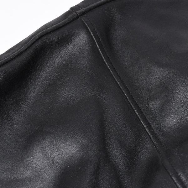 RocaweaR Rocawear Leather Jacket Vintage Black Rocawear Spellout Leather Bomber Jacket Black Black 2XL Size Good Used 4a001370