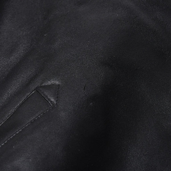 RocaweaR Rocawear Leather Jacket Vintage Black Rocawear Spellout Leather Bomber Jacket Black Black 2XL Size Good Used 4a001370
